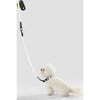 Adjustable 6-in-1 Waterproof Hands-Free Leash and Collar with LED Flashlight