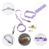Adjustable 6-in-1 Waterproof Hands-Free Leash and Collar with LED Flashlight