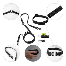 Adjustable 6-in-1 Waterproof Hands-Free Leash and Collar with LED Flashlight