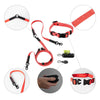 Adjustable 6-in-1 Waterproof Hands-Free Leash and Collar with LED Flashlight