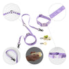 Adjustable 6-in-1 Waterproof Hands-Free Leash and Collar with LED Flashlight