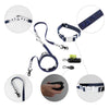 Adjustable 6-in-1 Waterproof Hands-Free Leash and Collar with LED Flashlight