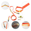 Adjustable 6-in-1 Waterproof Hands-Free Leash and Collar with LED Flashlight