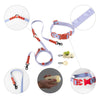 Adjustable 6-in-1 Waterproof Hands-Free Leash and Collar with LED Flashlight