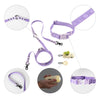 Adjustable 6-in-1 Waterproof Hands-Free Leash and Collar with LED Flashlight