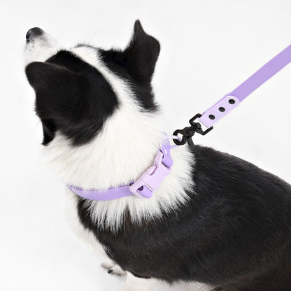 Adjustable 6-in-1 Waterproof Hands-Free Leash and Collar with LED Flashlight