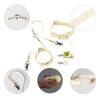 Adjustable 6-in-1 Waterproof Hands-Free Leash and Collar with LED Flashlight