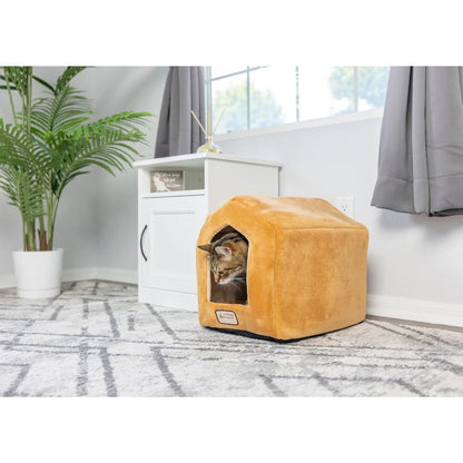 Cat Bed Earth Brown & Beige