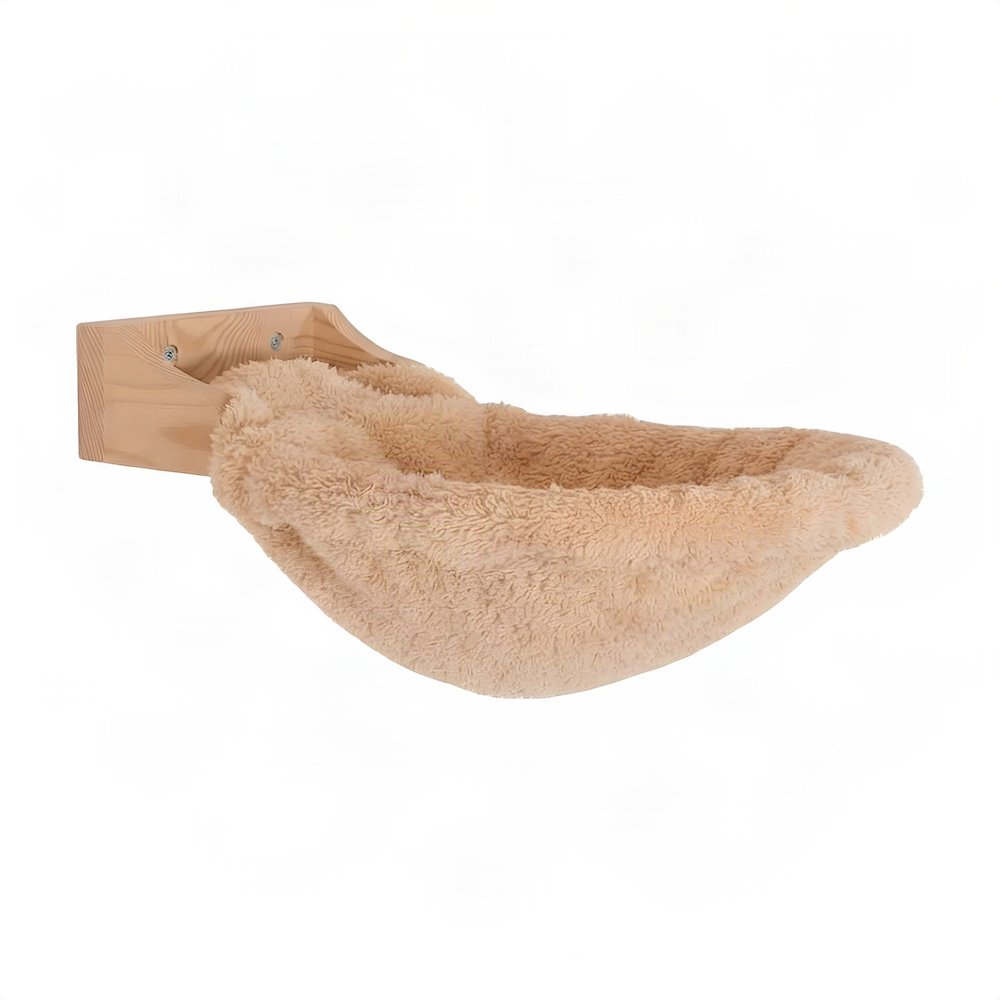 Bison Pets Small Cat Tree with Condo, Perch and Soft Perch, Natural Beige