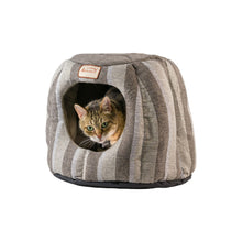 Cat Bed,Gray And Silver