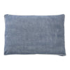 Solid Stonewash Pillow Dog Bed with Removable Cover