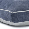 Solid Stonewash Pillow Dog Bed with Removable Cover