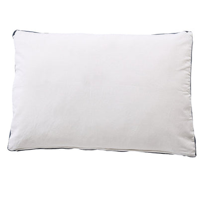 Solid Stonewash Pillow Dog Bed with Removable Cover