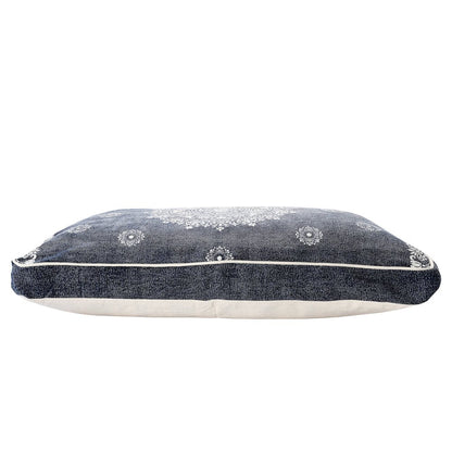 Mandala Stonewash Pillow Dog and Cat Bed With Removable Cover