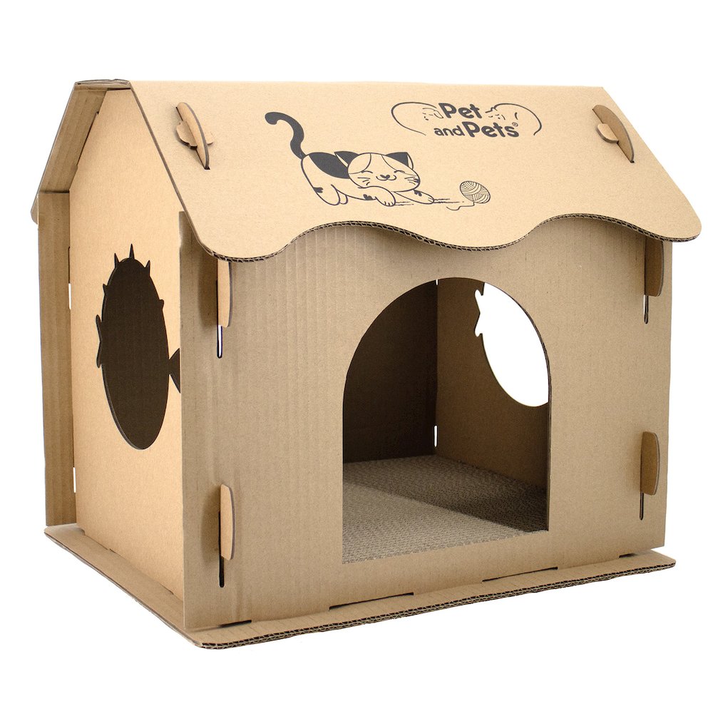 Scratch Pad Cat House