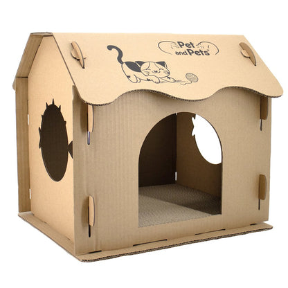 Scratch Pad Cat House