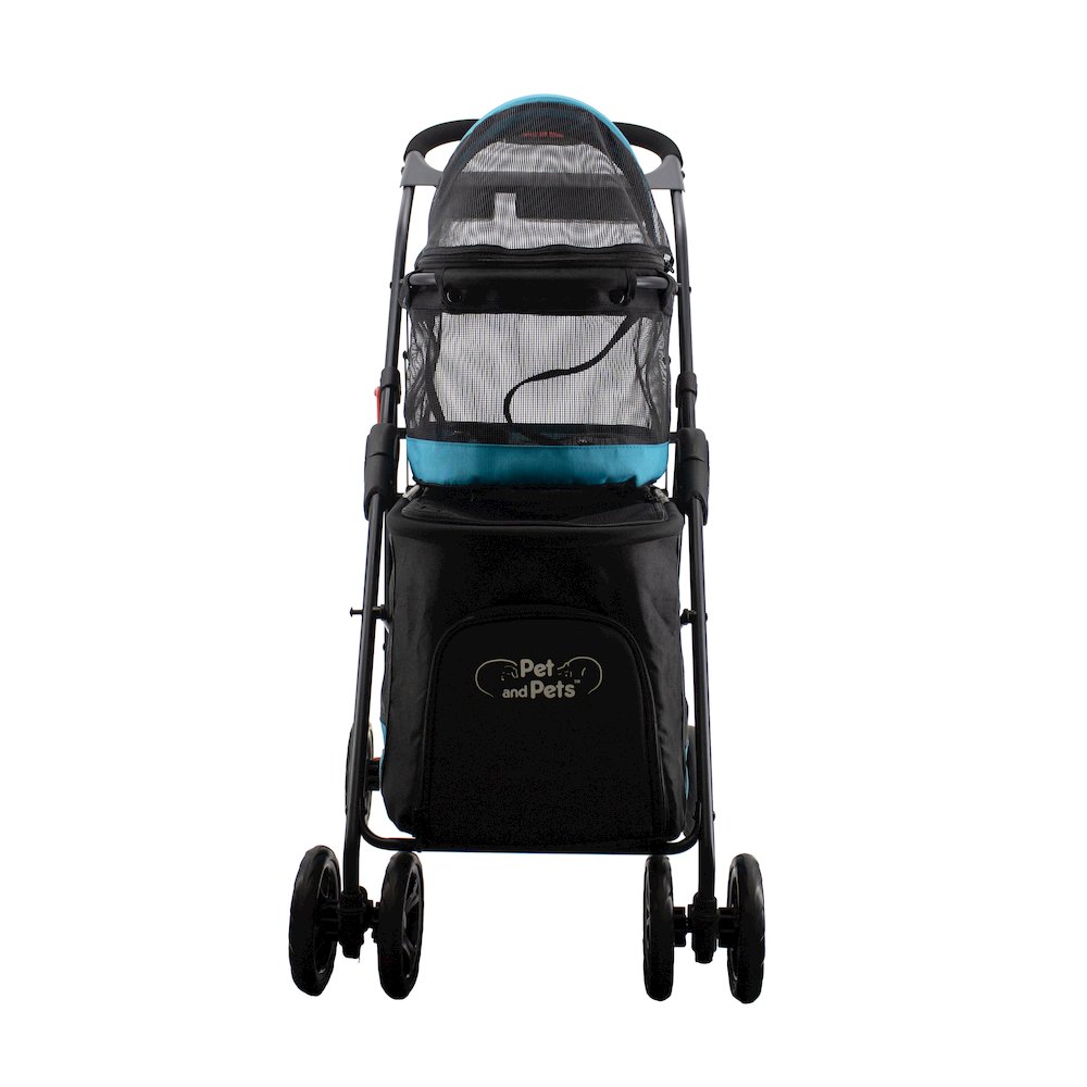 Double Decker Pet Stroller - Turquoise