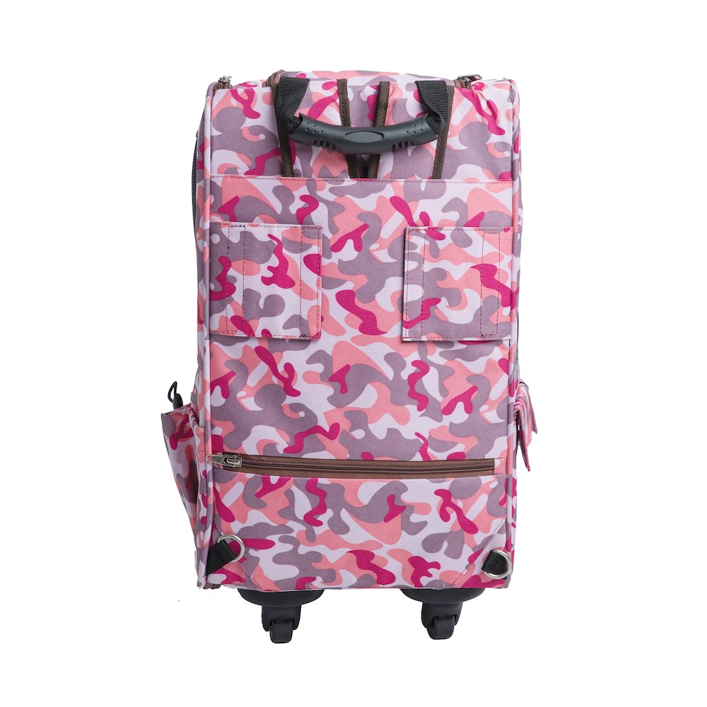 Pink Camo 5-In-1 Pet Carrier