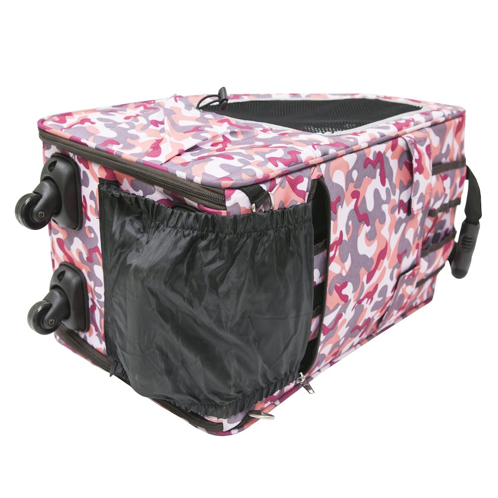 Pink Camo 5-In-1 Pet Carrier