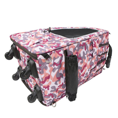 Pink Camo 5-In-1 Pet Carrier