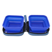 2-In-1 Portabowl Pet Bowl - Blue