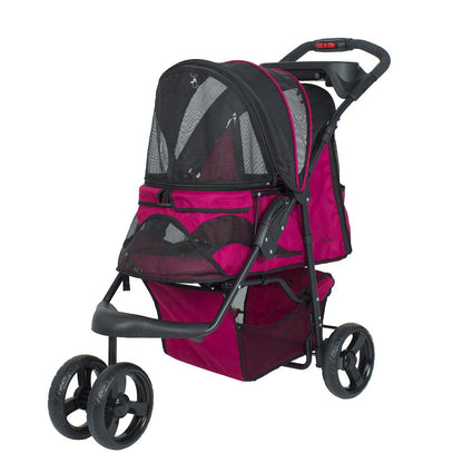Pet Stroller-Razzberry