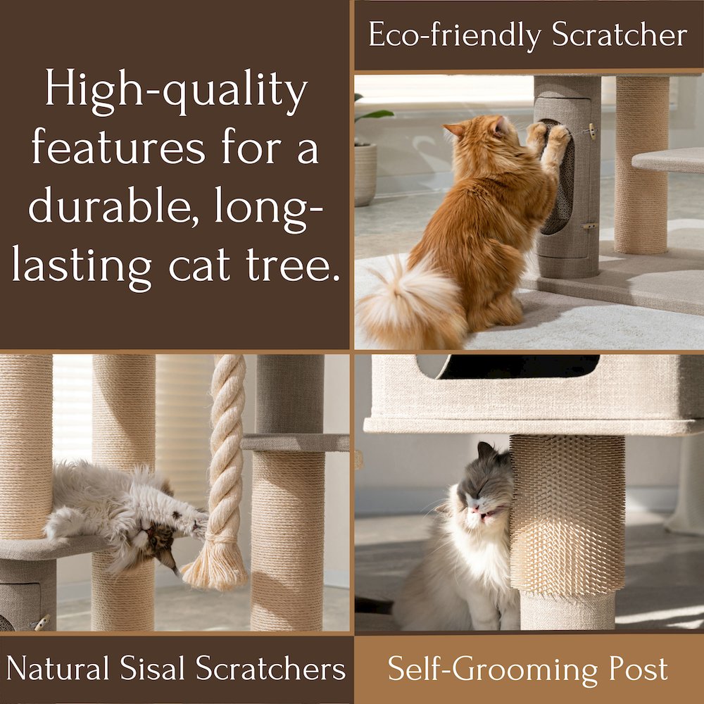 71” Grand Maine Coon Cat Tree – Ontario