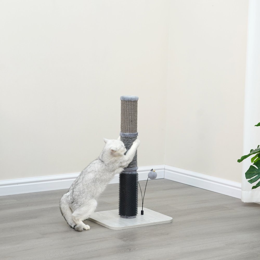 Urbane Grey Multi-Activity Scratching Post
