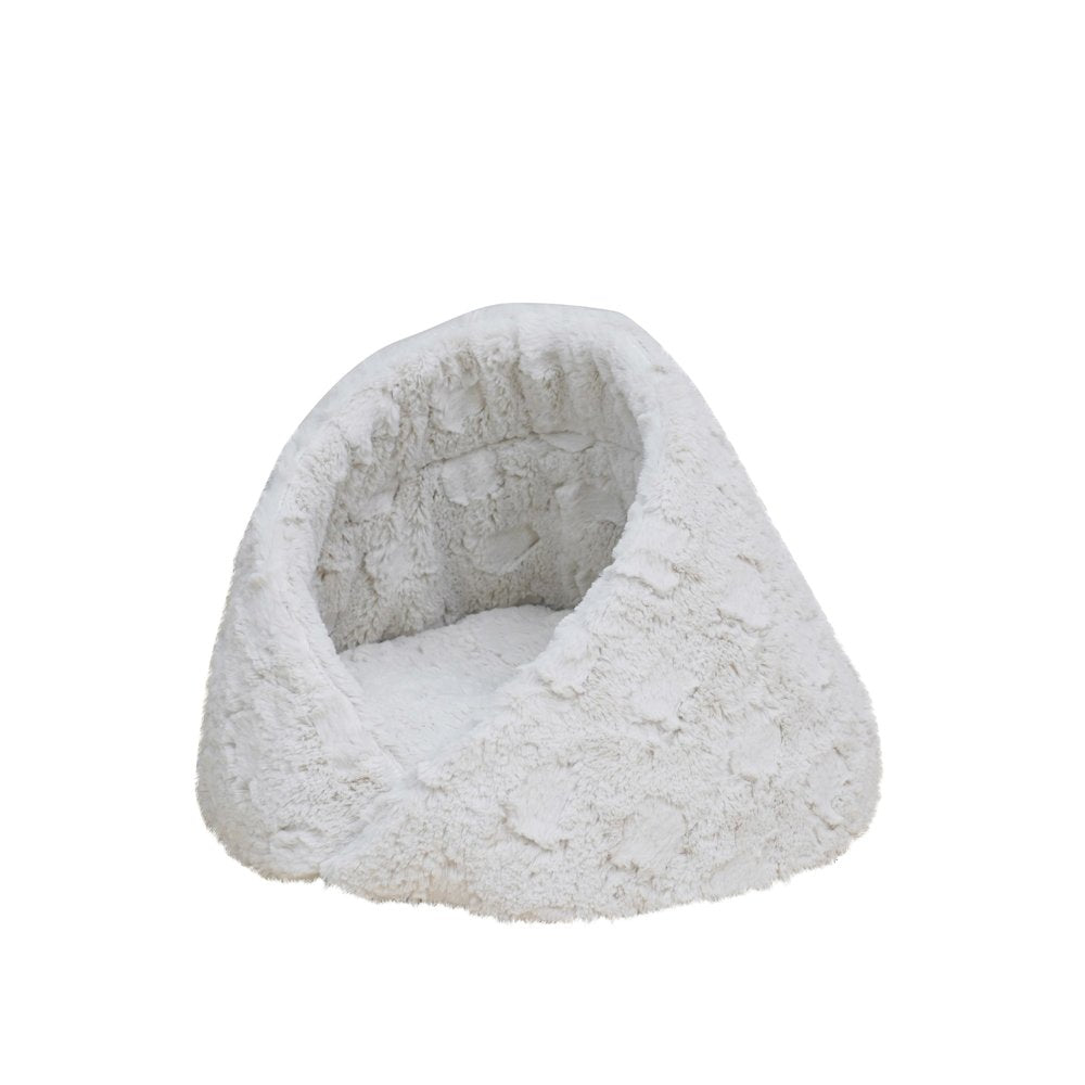 Rose Cradle Cat Bed, White