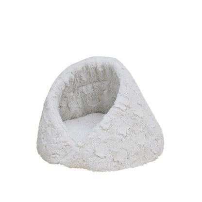 Rose Cradle Cat Bed, White