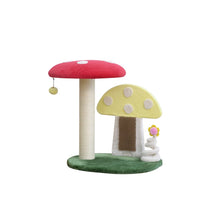 Apartment-Sized Magical Mushroom Cat Perch - 20"H, 2 Level, Medium, Moultrie