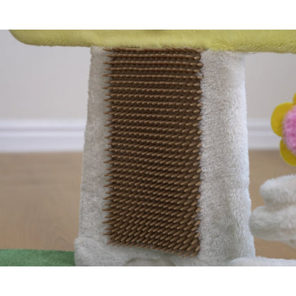 Apartment-Sized Magical Mushroom Cat Perch - 20"H, 2 Level, Medium, Moultrie