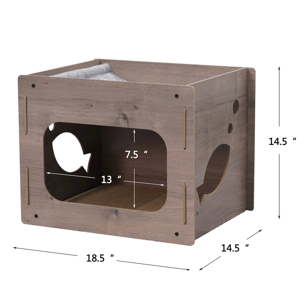Jodie Minimalist Cat Playhouse