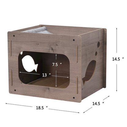 Jodie Minimalist Cat Playhouse