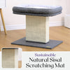 Mellow 2-Level 19" Cat Perch with Replaceable Parts, Washable Bed