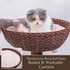 Group Quartz Handwoven Eco-Friendly Cat Tree, Paper Rope Scratching Posts, 36"