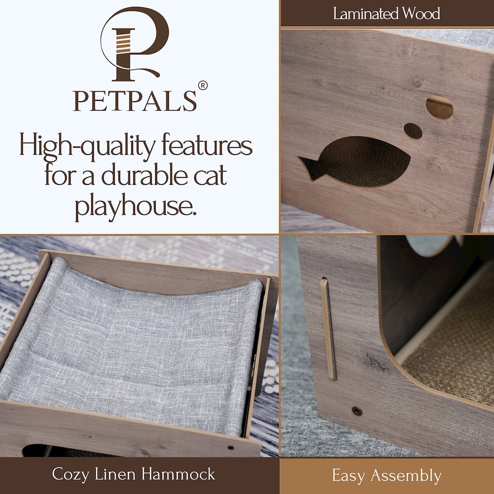 Jodie Minimalist Cat Playhouse