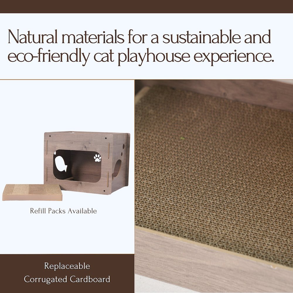 Jodie Minimalist Cat Playhouse