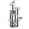 Bradbury 7-Level 62.5” Modern Cat Tree with Replaceable Parts, Washable Beds