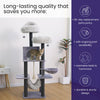 Bradbury 7-Level 62.5” Modern Cat Tree with Replaceable Parts, Washable Beds