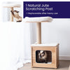 Cedar 3-Level 29.7" Cat Tree for Small Cats & Kittens with Replaceable Parts