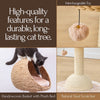 30-in Lookout Cat Tree Bed, Beige