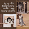 50-in Cowboy Western Style Cat Tree, Brown