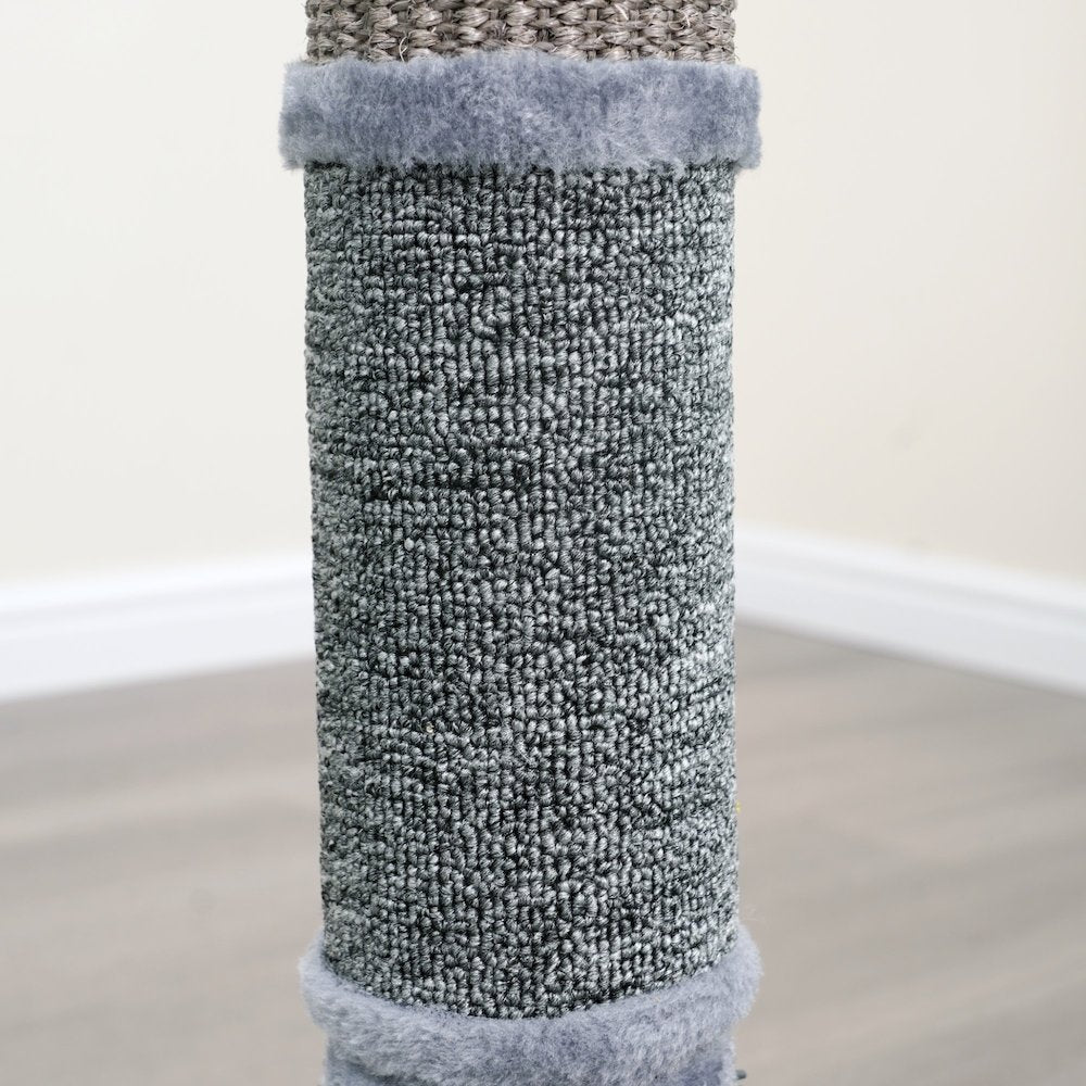 Urbane Grey Multi-Activity Scratching Post