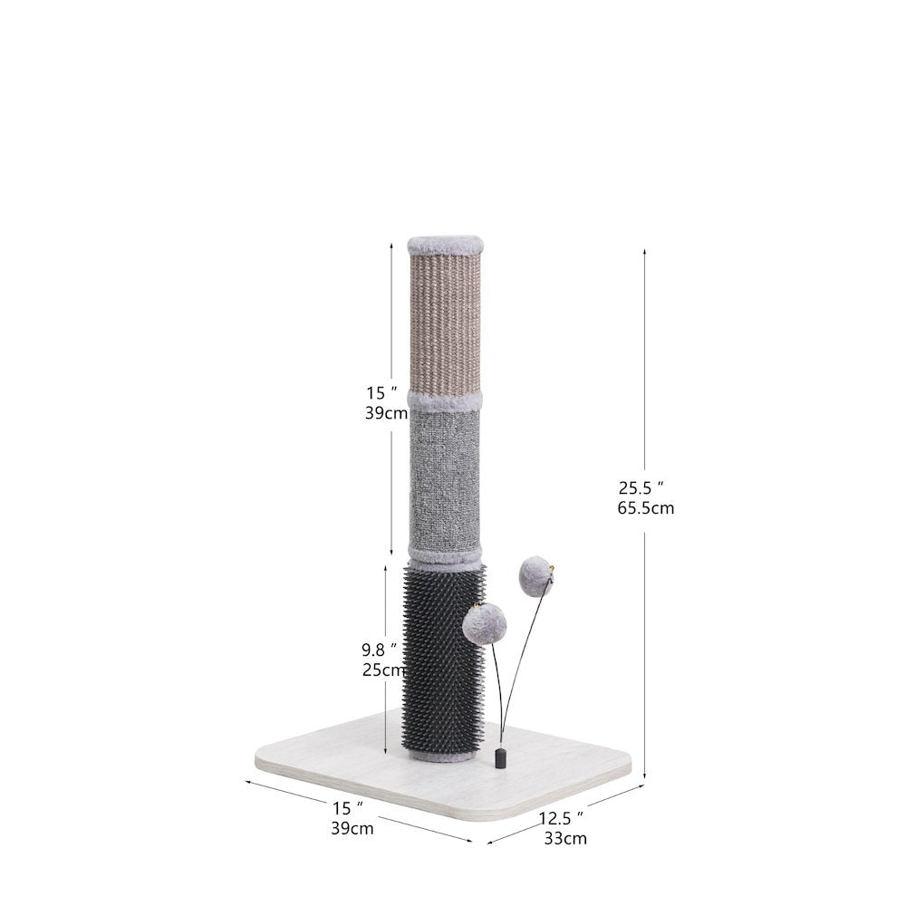 Urbane Grey Multi-Activity Scratching Post