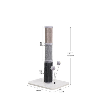 Urbane Grey Multi-Activity Scratching Post