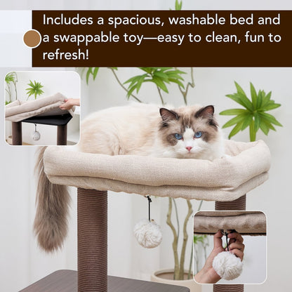 Elevate 2.0 Cat Tree, Brown & Grey