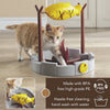 Grilled Fish Toy Slow Feeder and Treat Dispenser with Rotating Fish