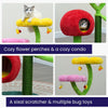 Gum Drop 4-Level 39.5” Mushroom Cat Tree with a Replceable Scratcher