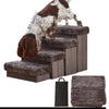 Charcoal 4 Level Pet Stairs